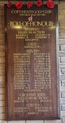 2.Roll of Honour Board
